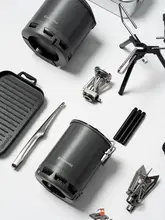 アウトドア用調理器具 軽量クッカー【お湯を沸かす・簡単調理・キャンプ対応】（セットアップ対応）