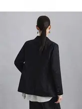秋の新作 中式サテン刺繍ジャケット【通勤・パーティー対応・ゆったりデザイン】