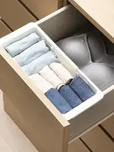 引き出し用伸縮型バスケット収納ラック【プラスチック製・家庭用・引き出しの縁に掛けられる】