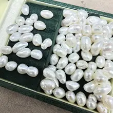 天然淡水バロックパールのベースパーツ【穴あけ不要・DIY用・ハンドメイドアクセサリー】