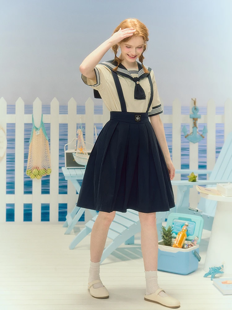 オリジナルデザインのJK制服：夏用学院風セットアップの実用性とシーン別活用