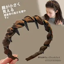 高い頭頂部のヘアバンド【日常用・洗顔対応・滑り止め付き】