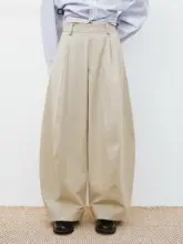 軽やかな天絲棉パンツ【ゆったりシルエット】