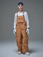NOBADAY 防水・防風のプロ仕様スノーボードビブパンツ【男女兼用・ウィンタースポーツ用】