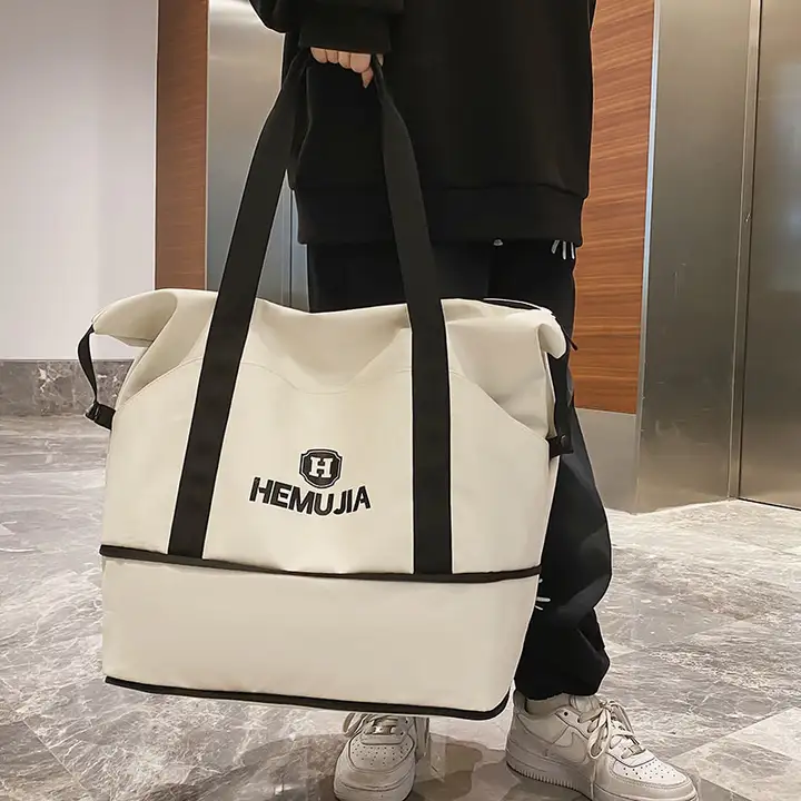 女性用 短期出張対応 大容量エコバッグ【拡張可能・衣類収納・軽量】