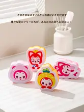 可愛い木材パルプ製食器用スポンジ【吸水力抜群・台所用・マジックブラシ】