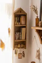 古い木製キャビネット リビング こども部屋 収納 吊り戸棚 装飾棚 格子型