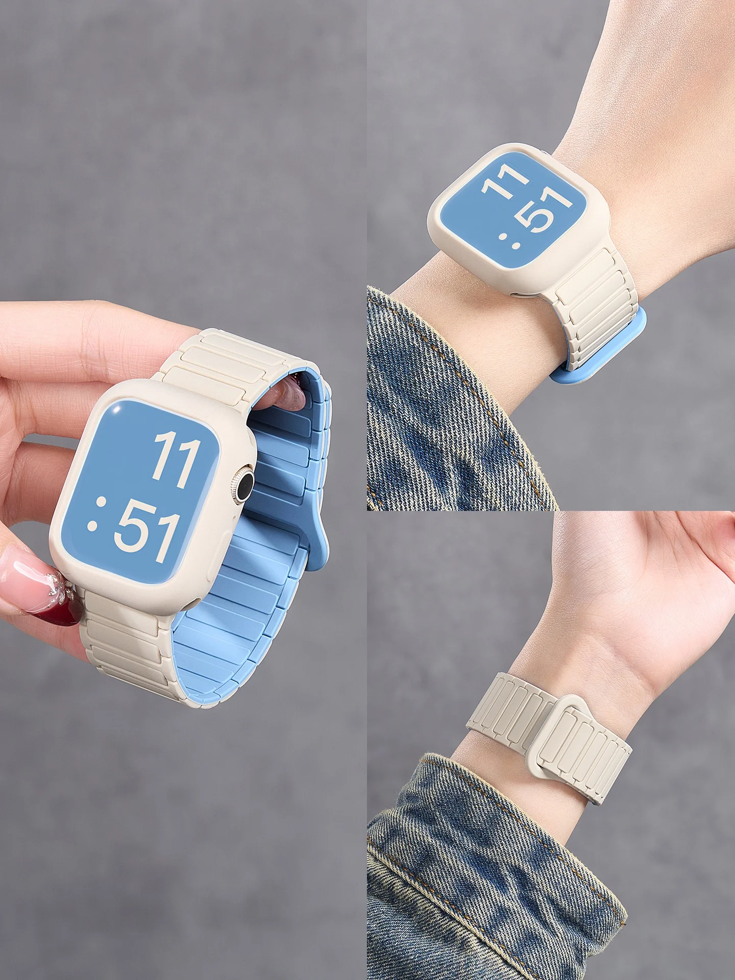 Apple Watch に合うバンドはどれがおすすめ？磁気脱着で秋冬もオシャレに！