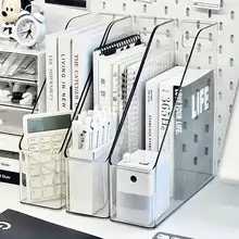 透明デスク用防水書類収納ボックス【アクリル製・学生用・デスク整理】
