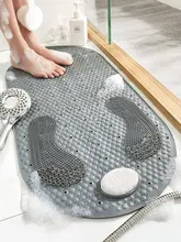角質取りマット シリコン バスマット 滑り止め 防水 足裏ケア ながらケア お風呂 家庭用 大きめ