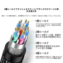 DP-HDMI変換ケーブル【高画質・ノートパソコン用・テレビ接続】