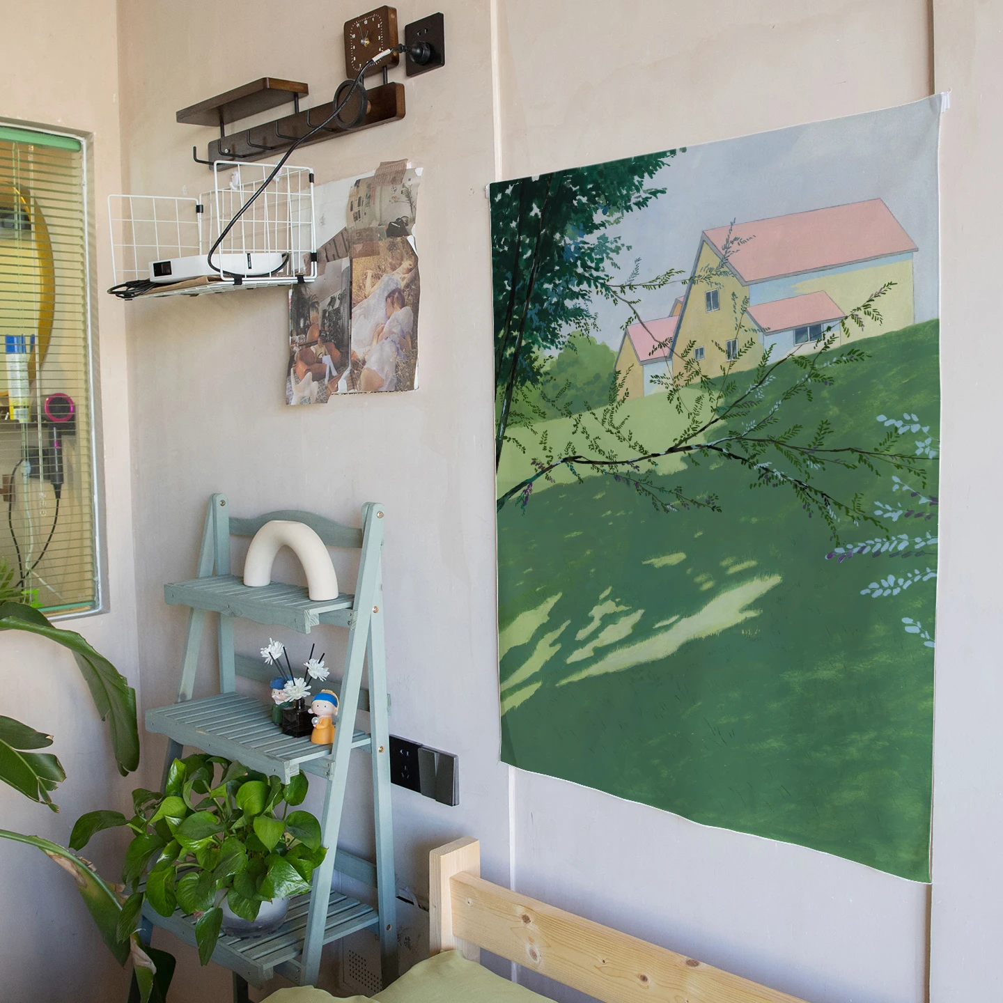 高画質・ジブリ風のPC壁紙を選ぶなら、春の郊外小屋がおすすめ？