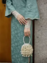 春秋用 大袖の古風な旗袍【清新なデザイン・女性用】
