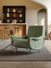 一人用ソファ 椅子 リビング ヴィンテージデザイン 木製 材質 シンプル スタイル