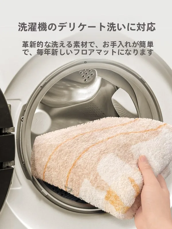 冬用毛布製の階段マット：3歳女の子向けの実用性と長期間使用に適した防滑設計
