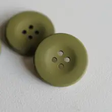 マットカーキ色の金属ボタン【20mm・高品質】