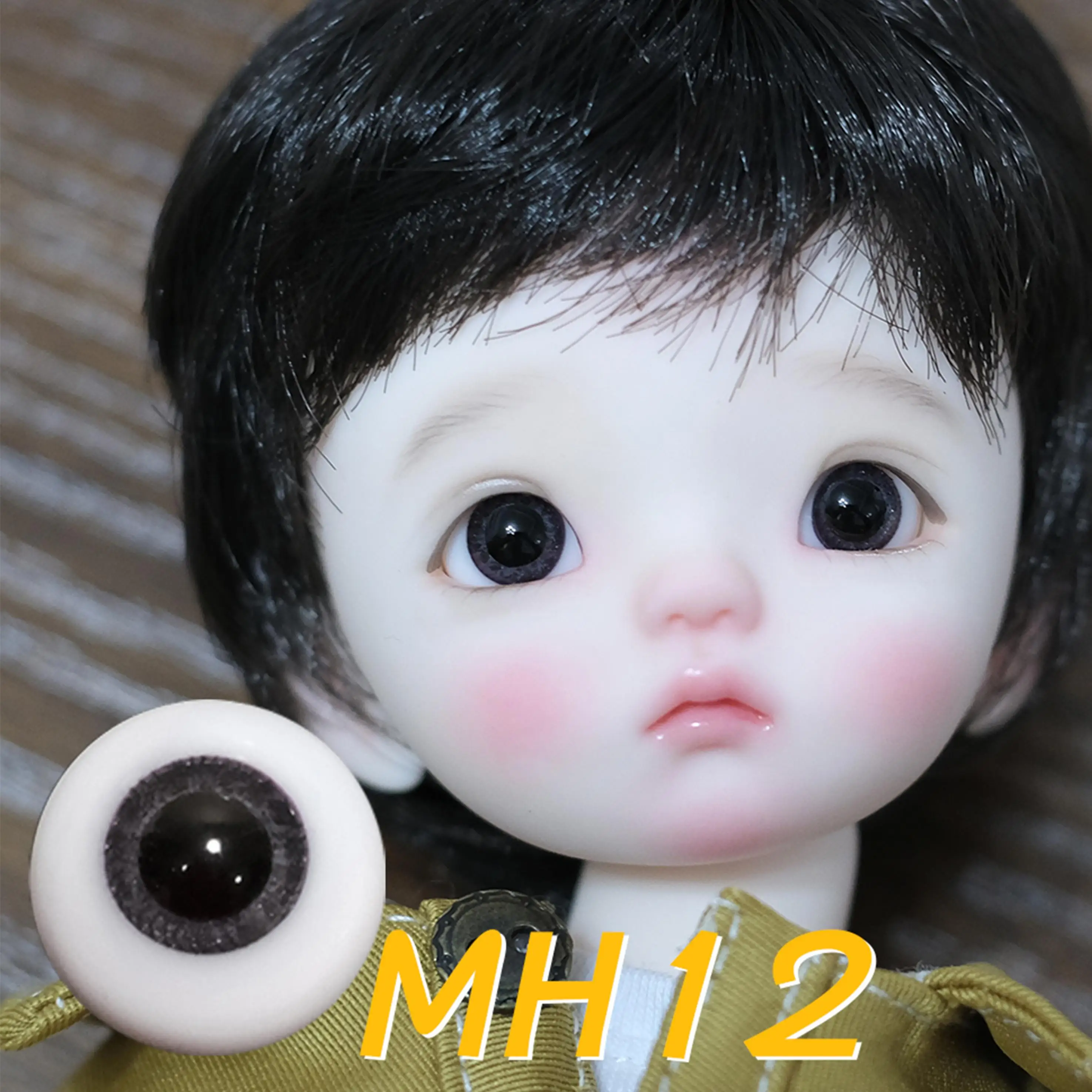 BJDドール用ガラスアイMHシリーズ：多様なサイズと虹彩が実現するリアルな瞳の表現