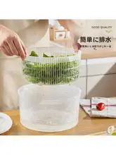 キッチン用野菜脱水器【手動・洗面器兼用・多機能】