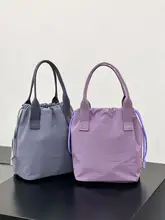 円形ドローストリング手提げバッグ【保温弁当用・学生・ビジネス向け】