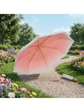 三折式グラデーションカラー UVカット折りたたみ傘【撥水加工・日焼け防止・晴雨兼用】