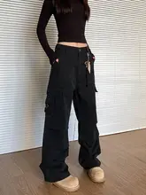 apocket アメリカンスタイル ヴィンテージ 多ポケット ワークパンツ【女性用・ルーズフィット・ストレートレッグ】