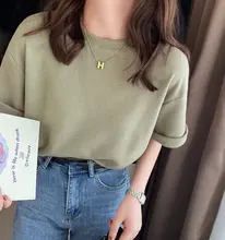 華夫格デザインの半袖Tシャツ【女性用・夏用・ゆったりシルエット・カジュアル】
