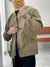 マルチポケット ジャケット メンズ 秋春 ワークスタイル