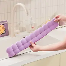 紫色のキッチン用水槽バリア【シンク周りの水はね防止・吸盤付き】