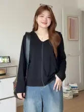 可愛いデザインの大きいサイズ レディース フード付き軽量透湿防晒ジャケット【春夏用】（セットアップ対応）
