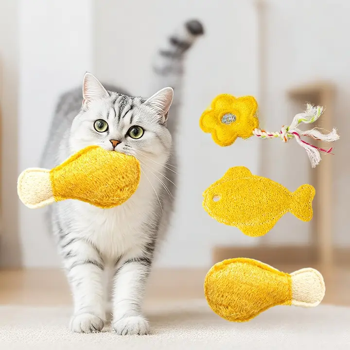 hipidog 猫用おもちゃ【歯磨き・解消・猫じゃらし】