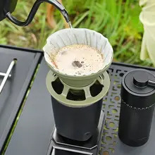 フィルター カップ 折りたたみ式 アウトドア 携帯 シリコン V60 ハンドドリップコーヒーポット フィルター キャンプ