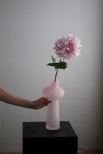 ダリア リビング 装飾 品 高級 シルクフラワー フェイクフラワー アレンジメント 花瓶 生け花 テーブル