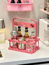 おしゃれな持ち運び可能なビールラック【家庭用・折りたたみ式・収納棚】