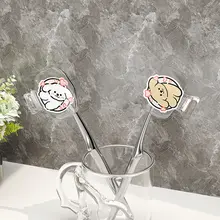 アクリル製 旅行用歯ブラシ収納ホルダー【防塵カバー・可愛いデザイン・歯ブラシキャップ】