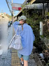 ユニセックス ビンテージチェック柄 ポロシャツ【春用・ゆったり長袖・カジュアルデザイン】