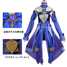 フィッシュル風コスプレ衣装【原神・女性用・アニメ服】
