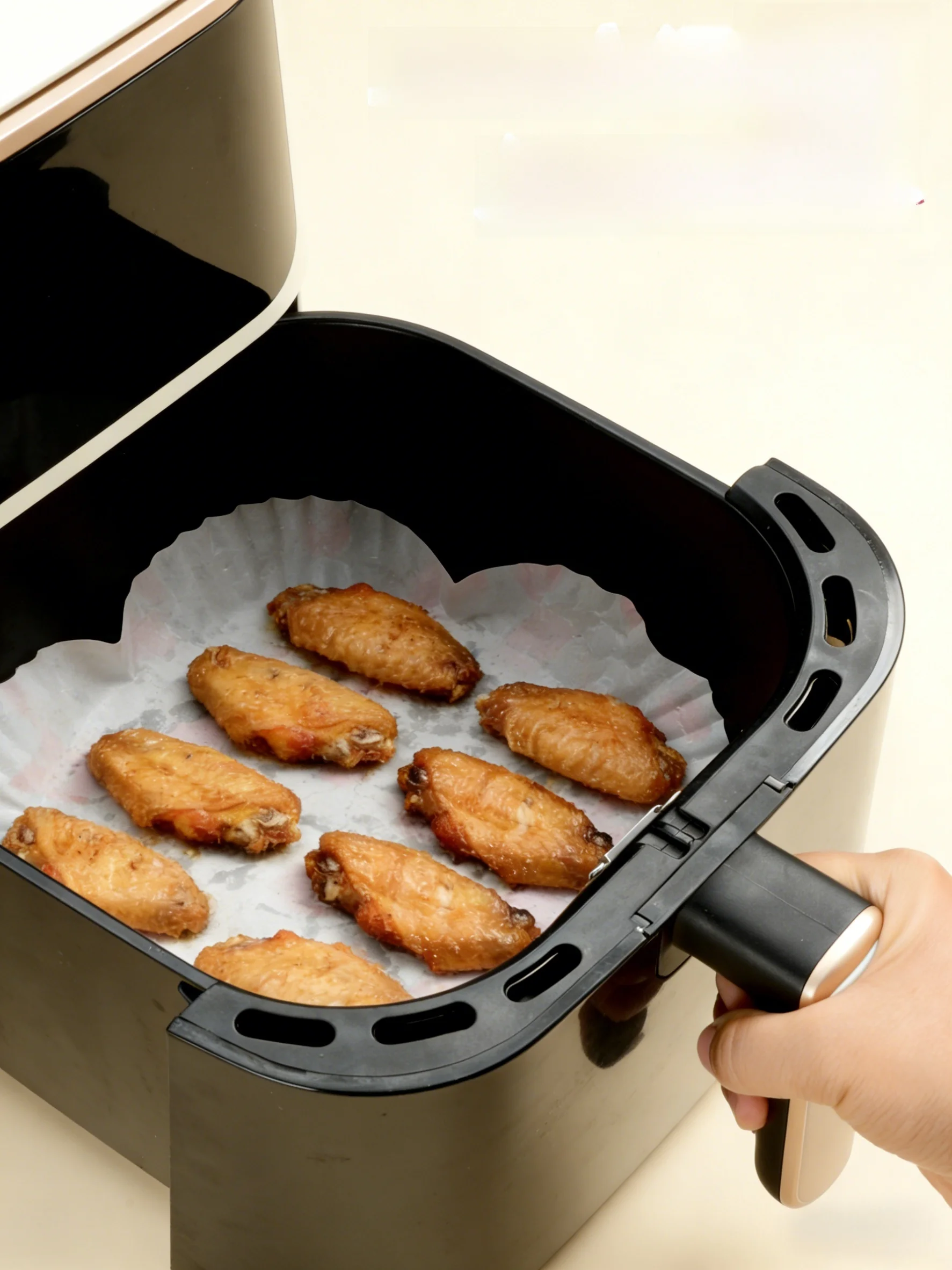 食品用エアフライヤー用紙トレイ：油は吸収・ベーキング・バーベキュー用の実用性とシーン別対応