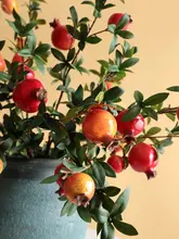 ザクロの枝 インテリア リビング ダイニング テーブル 装飾 フェイクフルーツ ドライブランチ オブジェ 花芸 玄関飾り