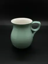 330ml 大郁香カップ【春緑・グレー・香り楽しむコーヒーカップ】