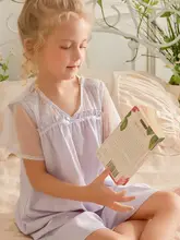 フレンチスタイル プリンセスデザイン 女の子用 半袖パジャマ【コットン素材・夏向け・可愛い】（セットアップ対応）