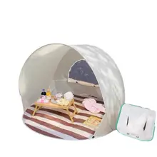 ビーチ用折りたたみテント【ワンタッチ開閉・日よけ・子供用】（セットアップ対応）