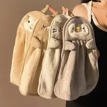かわいい吊り下げ式ハンドタオル【子供用・超吸水・家庭用】