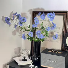 韓国風カラフルな長枝のサクラの造花ブーケ【インテリア装飾・ウェディング用・アートフラワー】
