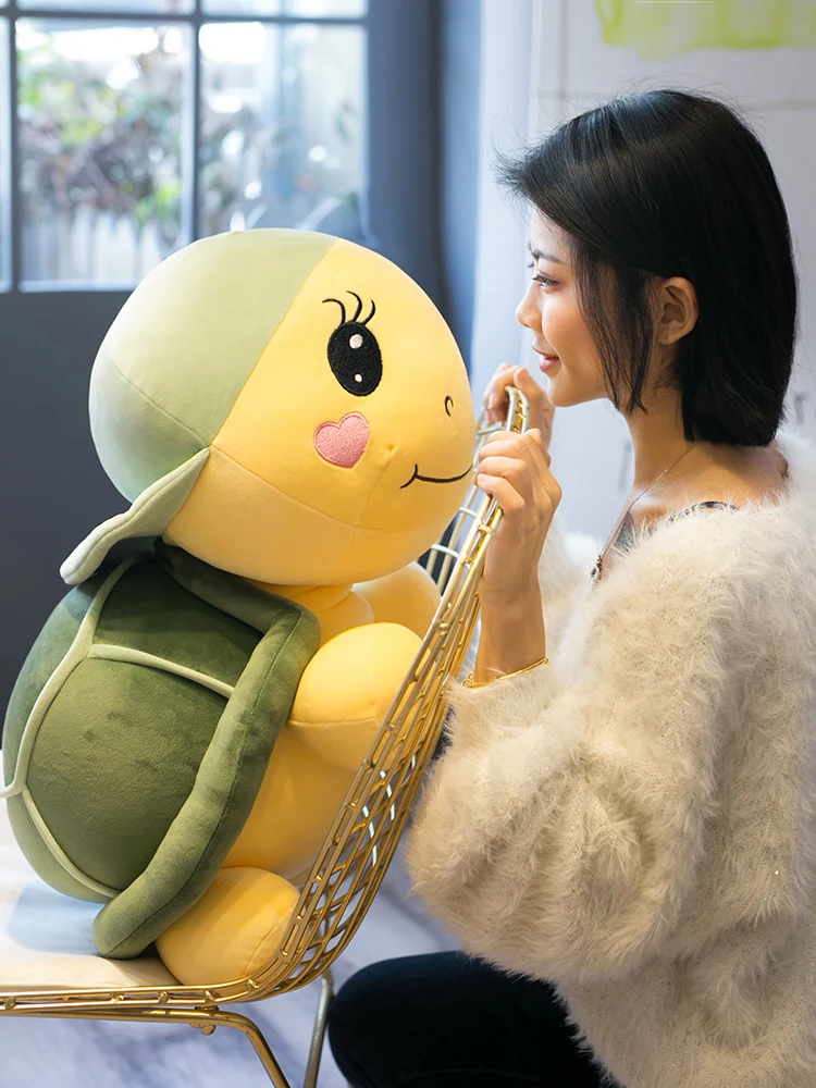 かわいい帽子付きカメの抱き枕【毛糸素材・子供用・誕生日プレゼントに最適】 インテリア買い物リストに加えるおすすめの子供向けアイテム