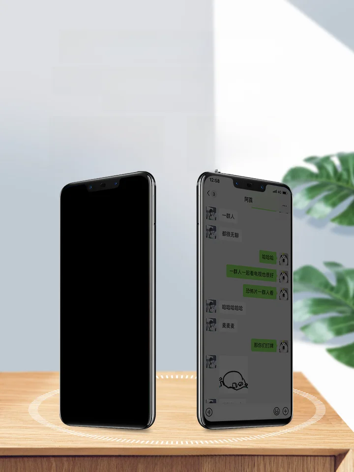 COMIC HORSE 全画面対応 強化ガラス 保護フィルム【プライバシー保護・ブルーライトカット・曲面デザイン】