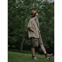 cityboy メンズ超ゆったり短袖シャツ【レトロ・夏用】