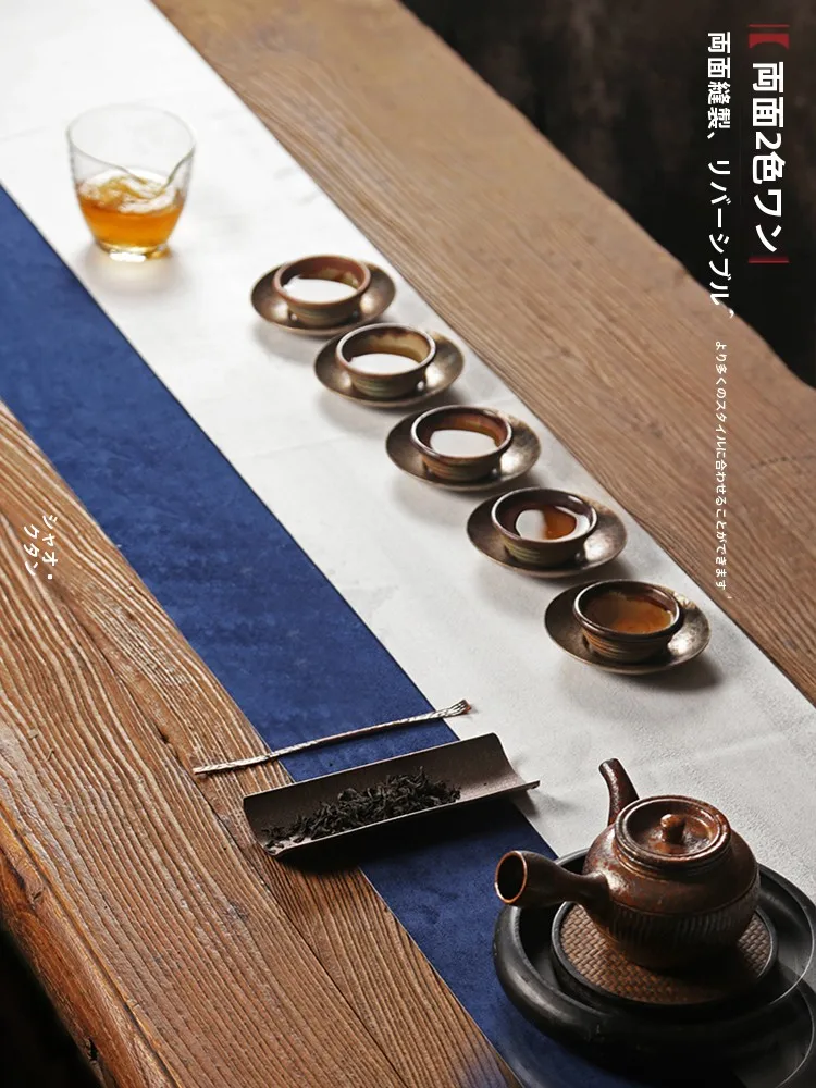 お正月テーブルコーディネートを簡単にするには？拾器の防水棉麻テーブルランナーがおすすめ