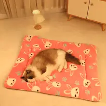 ペット用フランネル製ダブルフェイス毛布【保温・厚手・冬用・犬猫用寝具】