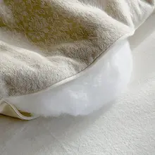 厚手の純綿秋冬用布団【保温性・100%白鹅绒使用】