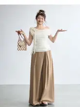 デザイン性のあるドレープ感のあるスーツ長パンツ【大きいサイズ・カジュアル】